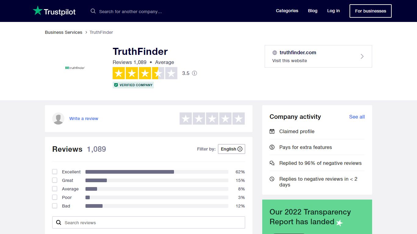 Read Customer Service Reviews of truthfinder.com - Trustpilot